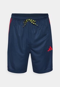 TIRO - Korte sportsbukser - collegiate navy/bright yellow/better scarlet