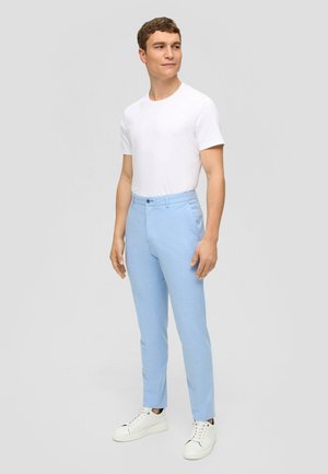 MIT SLIM LEG - Chinos - himmelblau