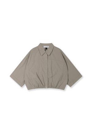 10DAYS, 10DAYS TOPS WIDE CRINKLE JACKET - Blusa - fog