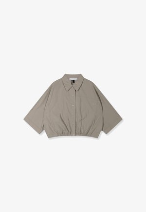 10DAYS, 10DAYS TOPS WIDE CRINKLE JACKET - Blusa - fog