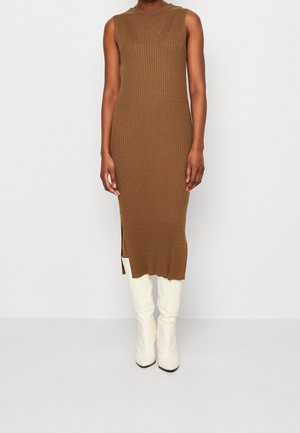 Robe fourreau - brown