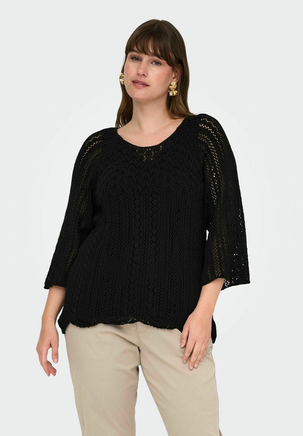 RUNDHALS  - Strickpullover