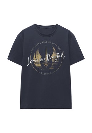 OBIWAN KENOBI LONG LIVE THE JEDI - Print T-shirt - dark blue