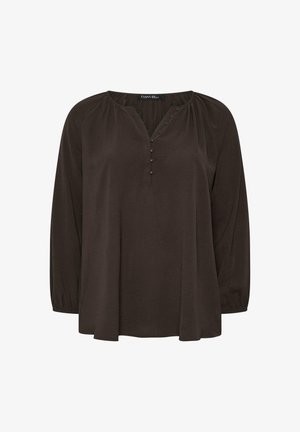 Evans, PLUS SIZE SHIRTS & BLOUSES - Blouse - brown