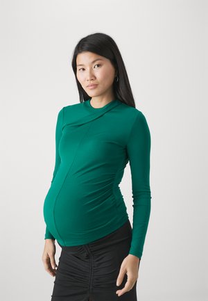 Anna Field MAMA Camiseta de manga larga - dark green