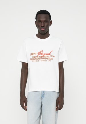 JORBEDFORD TYPO TEE - Print T-shirt - bright white