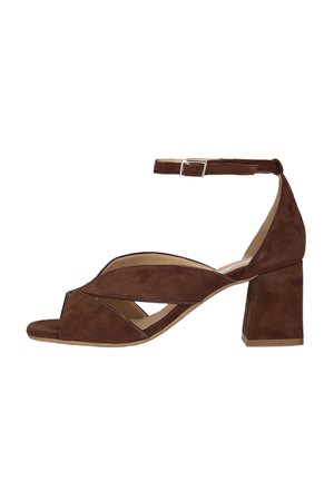 Notre-V, NOTRE-V DAMES HAKKEN 19080. - Sandalen - amalfi  chocolat