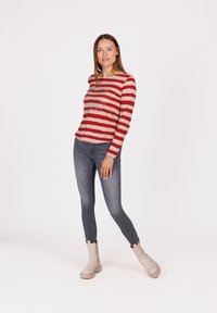 Key Largo LONGSLEEVE WLS HAPPINESS ROUND - T-shirt à manches longues - red