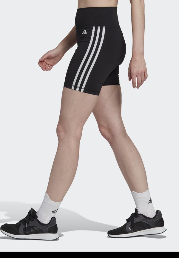 ESSENTIALS 3-STRIPES HIGH-WAISTED SHORT - Leggings3