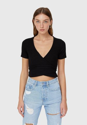 T-shirt z nadrukiem - black