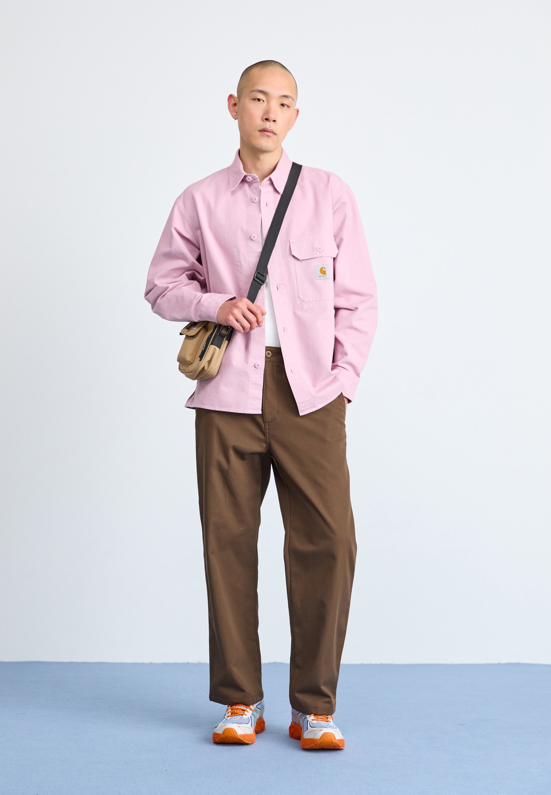 Carhartt WIP RENO SHIRT - Summer jacket - hortensia garment dyed