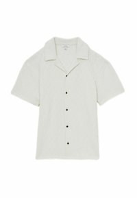 REGULAR FIT - ACKLING TEXTURED CUBAN-COLLAR  - Cămașă - off white