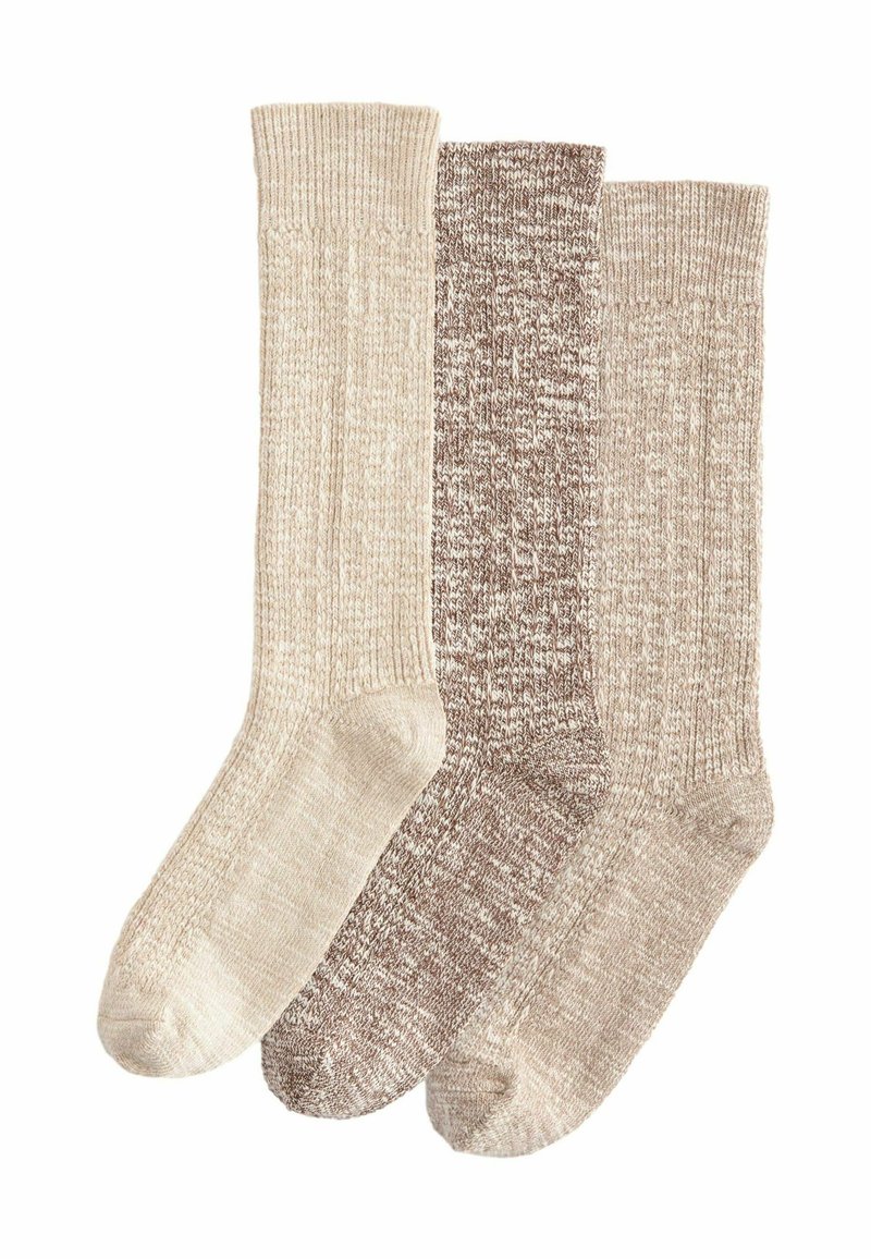 Next SLOUCHY ANKLE 3 PACK - REGULAR FIT - Sokken - neutral