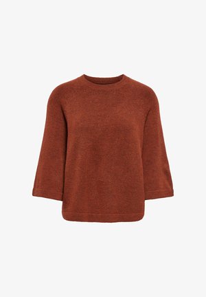 ONLY, ONLSIMONI 3/4 PULLOVER KNT NOOS - Πουλόβερ - picante