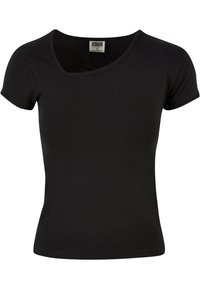 ASYMMETRIC NECKLINE  - Navadna majica - black