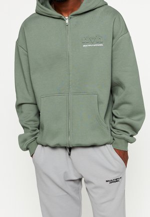Sweat zippé - dark green