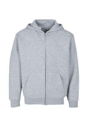 BASIC ESSENTIAL - Felpa con zip - heathergrey