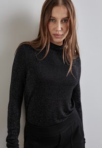 Street One TURTLENECK - Langarmshirt - schwarz