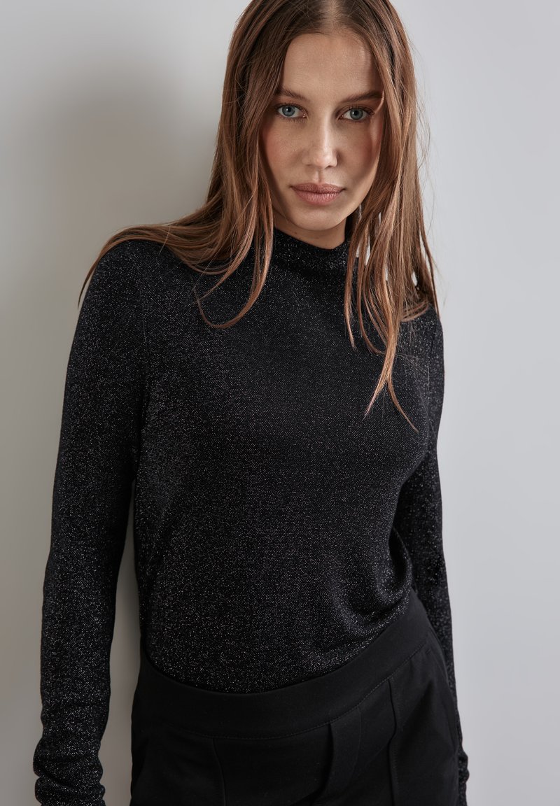 Street One TURTLENECK - Langarmshirt - schwarz