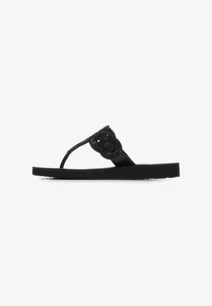 Skechers MEDITATION LIMITLESS GLAMOUR - Sandalias de dedo - black