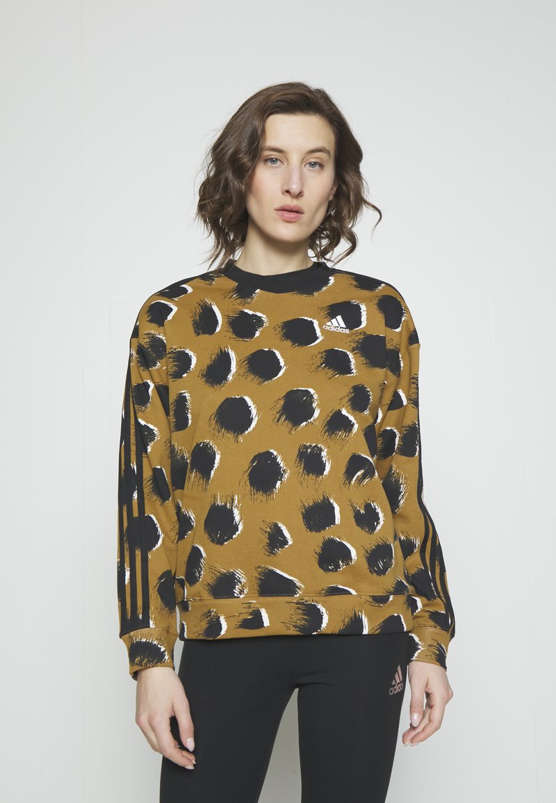 adidas Sportswear ANML SWT - Sweatshirt - bronze strata/multicolor/white/bronze - ZALANDO.FR