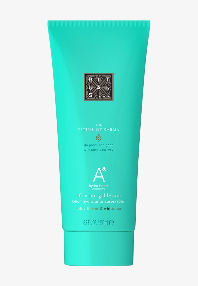 Rituals - AFTER SUN GEL LOTION - THE RITUAL OF KARMA - DELICATELY SWEET - LOTUS & WHITE TEA - Doposole, Ingrandire