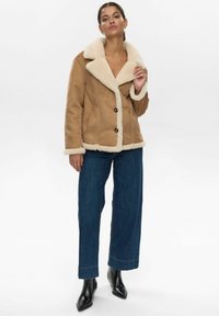 Nümph NUELIOTTA REVERSIBLE  - Veste d'hiver - cognac