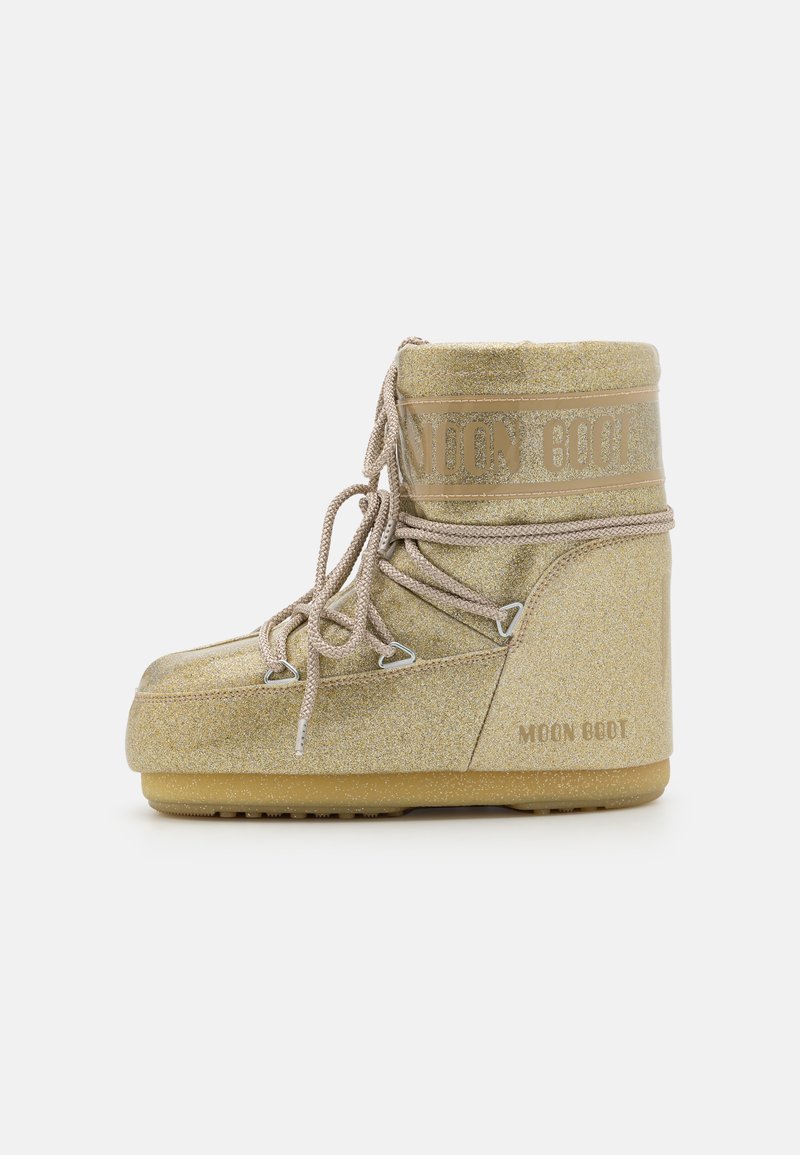 Moon Boot ICON LOW GLITTER UNISEX - Vinterstøvler - gold