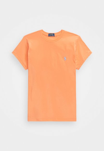 Polo Ralph Lauren COTTON JERSEY CREWNECK T-SHIRT - Jednoduché tričko - sunfade orange