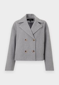 VMCAYA SHORT JACKET - Short coat - medium grey melange