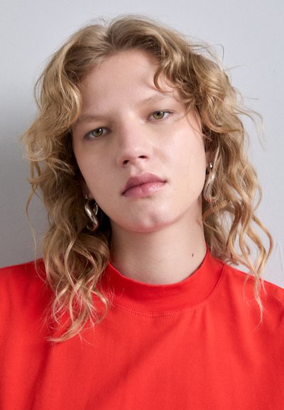 Proenza Schouler White Label MIRA - Jednoduché tričko - poppy
