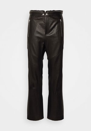 rag & bone SEDONA MOTO PANT - Δερμάτινο παντελόνι - black
