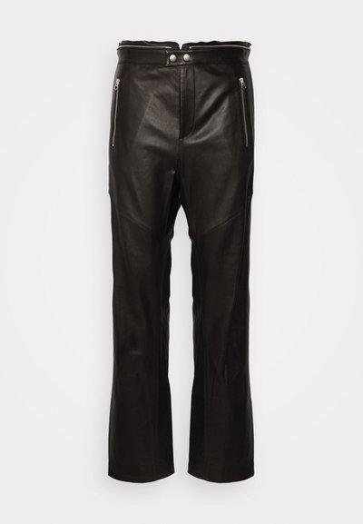 rag & bone SEDONA MOTO PANT - Δερμάτινο παντελόνι - black