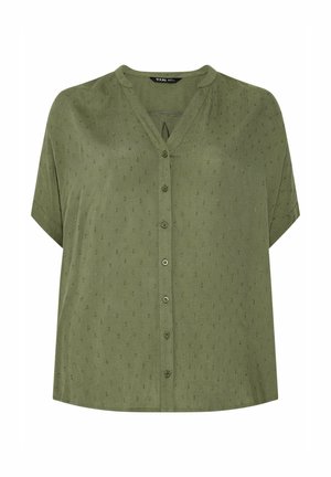 Yours Clothing, PLUS SIZE BLOUSES & SHIRTS - Pusero - khaki