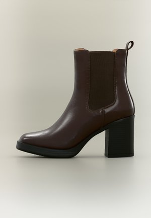 Anna Field Wide Fit by Zalando, CHELSEA VERSION - Bottines à plateau - dark brown