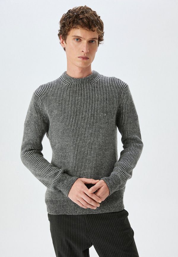 Strickpullover - anthracite