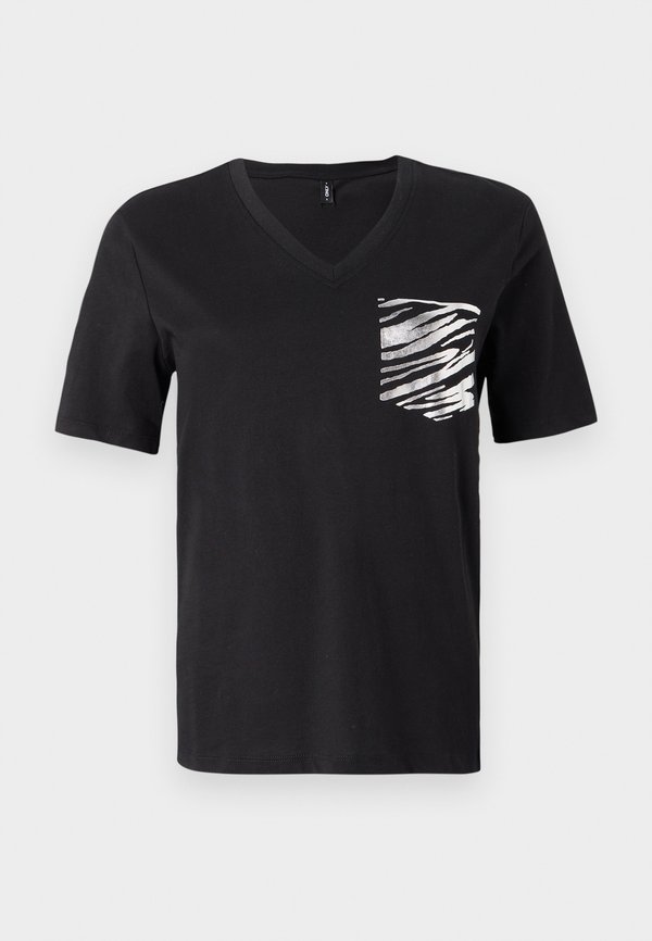 ONLZEBA V NECK - Print T-shirt3