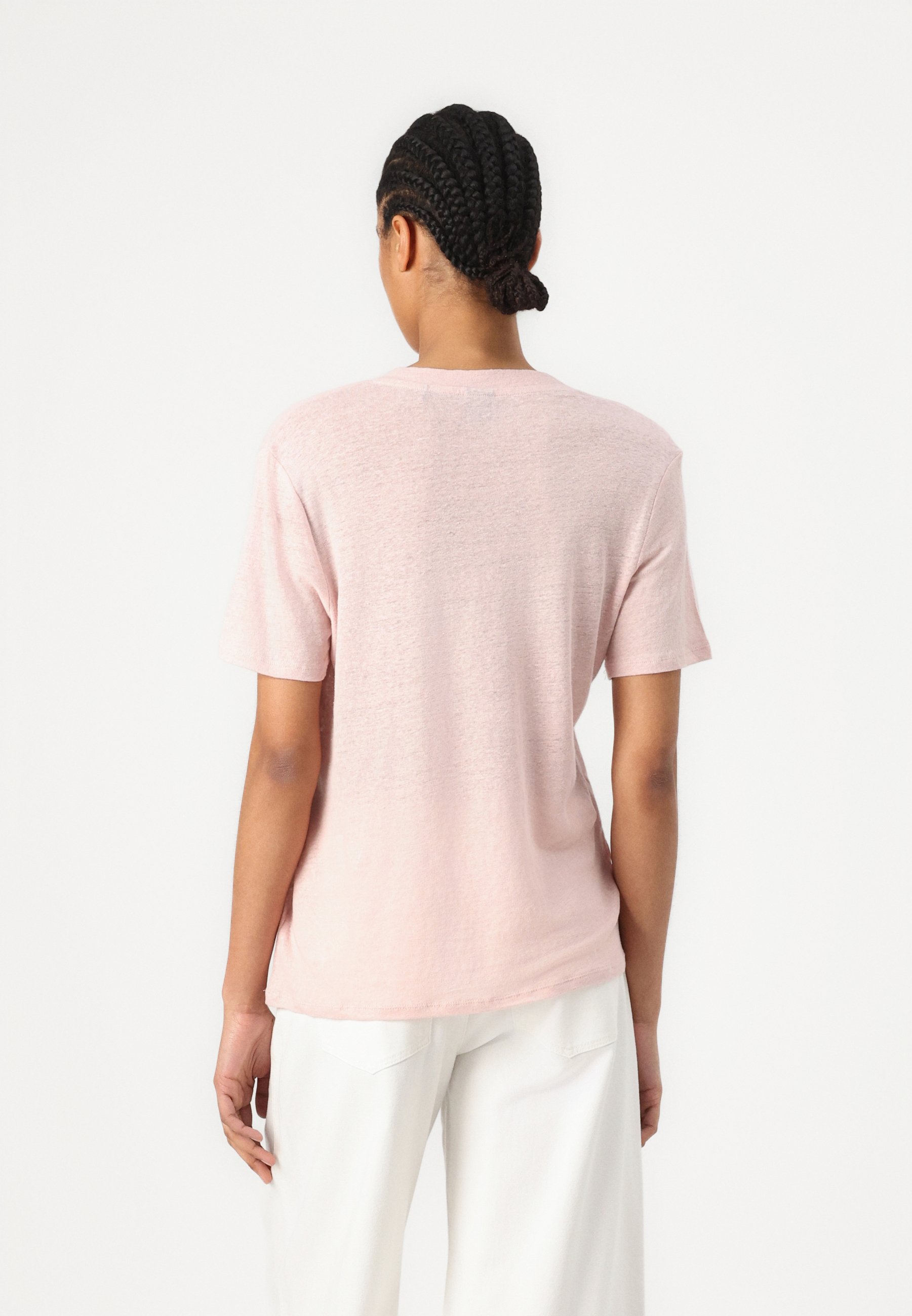 売れ筋商品|||ボス Tシャツ レディース トップス ELA - Basic T-shirt - open pink BOSS ELA - T-Shirt basic - open pink/pink - Zalando