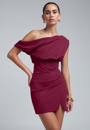 BWLDR RHODIA - Vabalt langev kleit - burgundy
