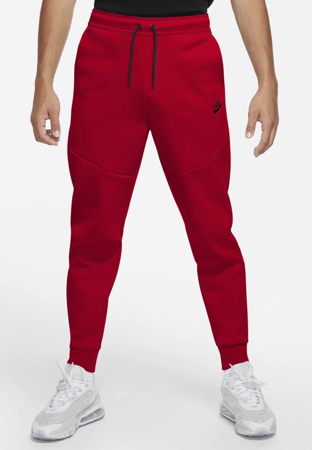 Nike Sportswear M NSW TCH FLC JGGR - - university red/black/rojo - Zalando.es