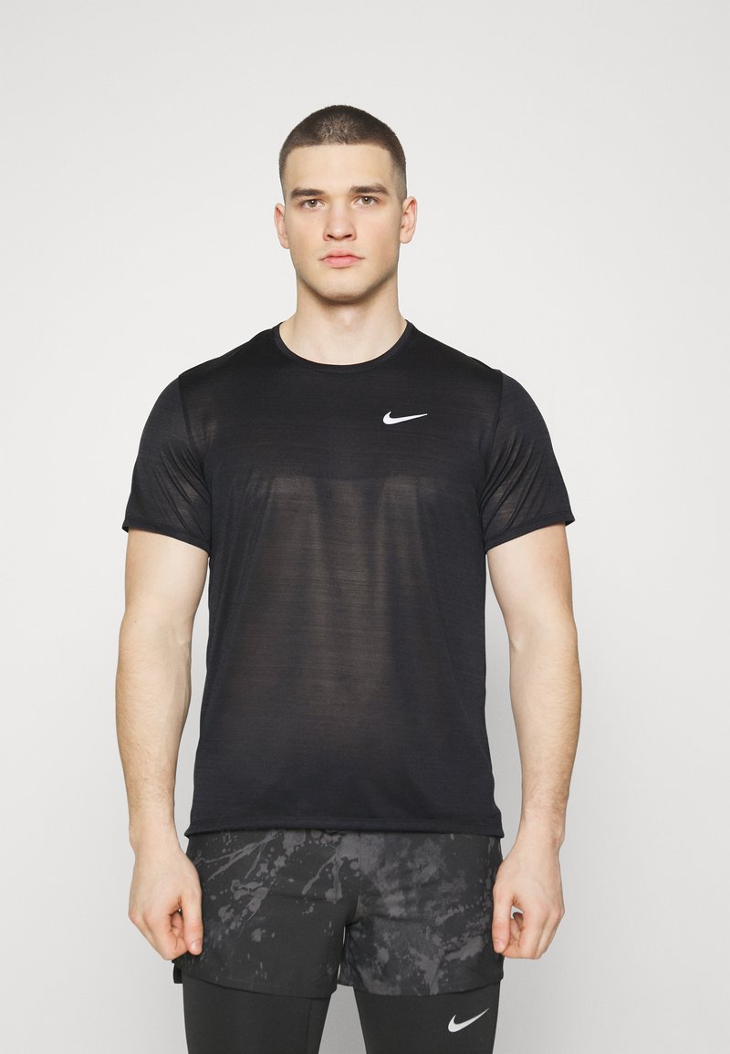 Nike Performance - MILER BREATHE - T-shirt till träning - black, Förstora