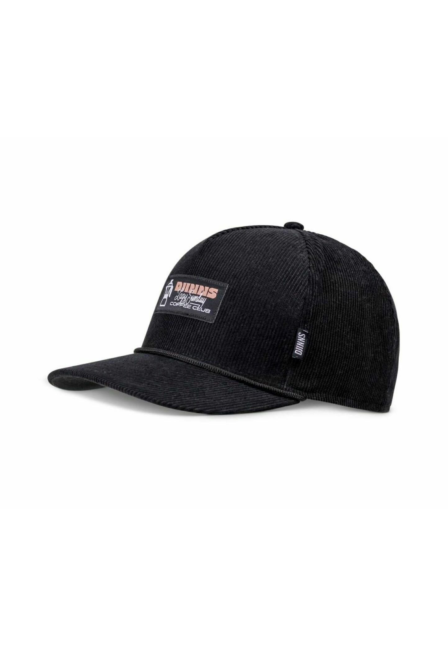 Djinns Coffee Berretto Da Camionista Regolabile, Snapback Con Toppa Lazy Sunday Coffee Club, Visiera Curva, Marrone Scuro