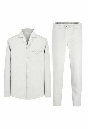 FRILIVIN ENSEMBLE MANCHES LONGUES  - Pantalon classique - blanc