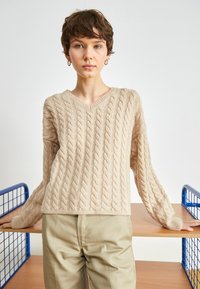 Levi's® - RAE  - Strickpullover - marled oatmeal Thumbnail-Bild 1