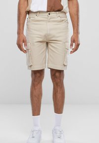 Karl Kani SMALL SIGNATURE WASHED - Šortky - taupe