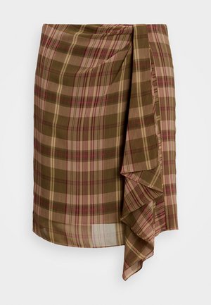 Lauren Ralph Lauren TACUZIO KNEE PENCIL - Blyantskjørt - olive multi