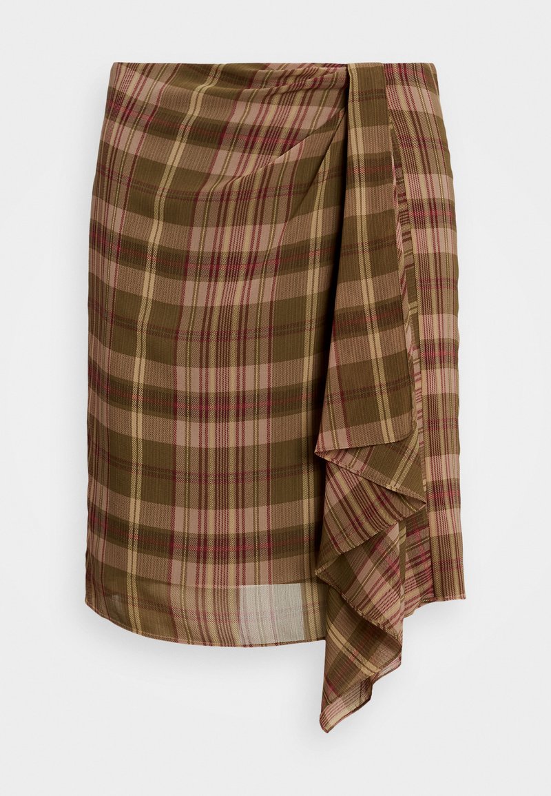 Lauren Ralph Lauren TACUZIO KNEE PENCIL - Kokerrok - olive multi