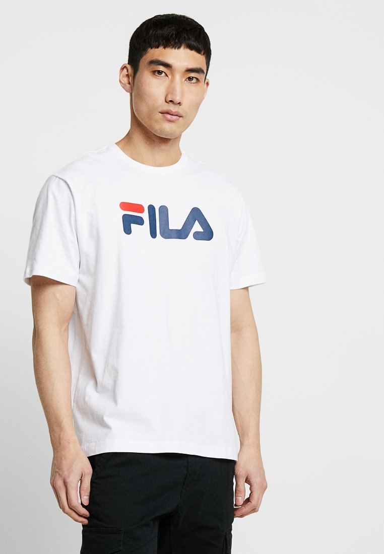 Fila PURE TEE - Apdrukāts T-krekls - bright white