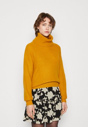 JDY JDYJADY JUSTY COWLNECK  - Jersey de punto - harvest gold