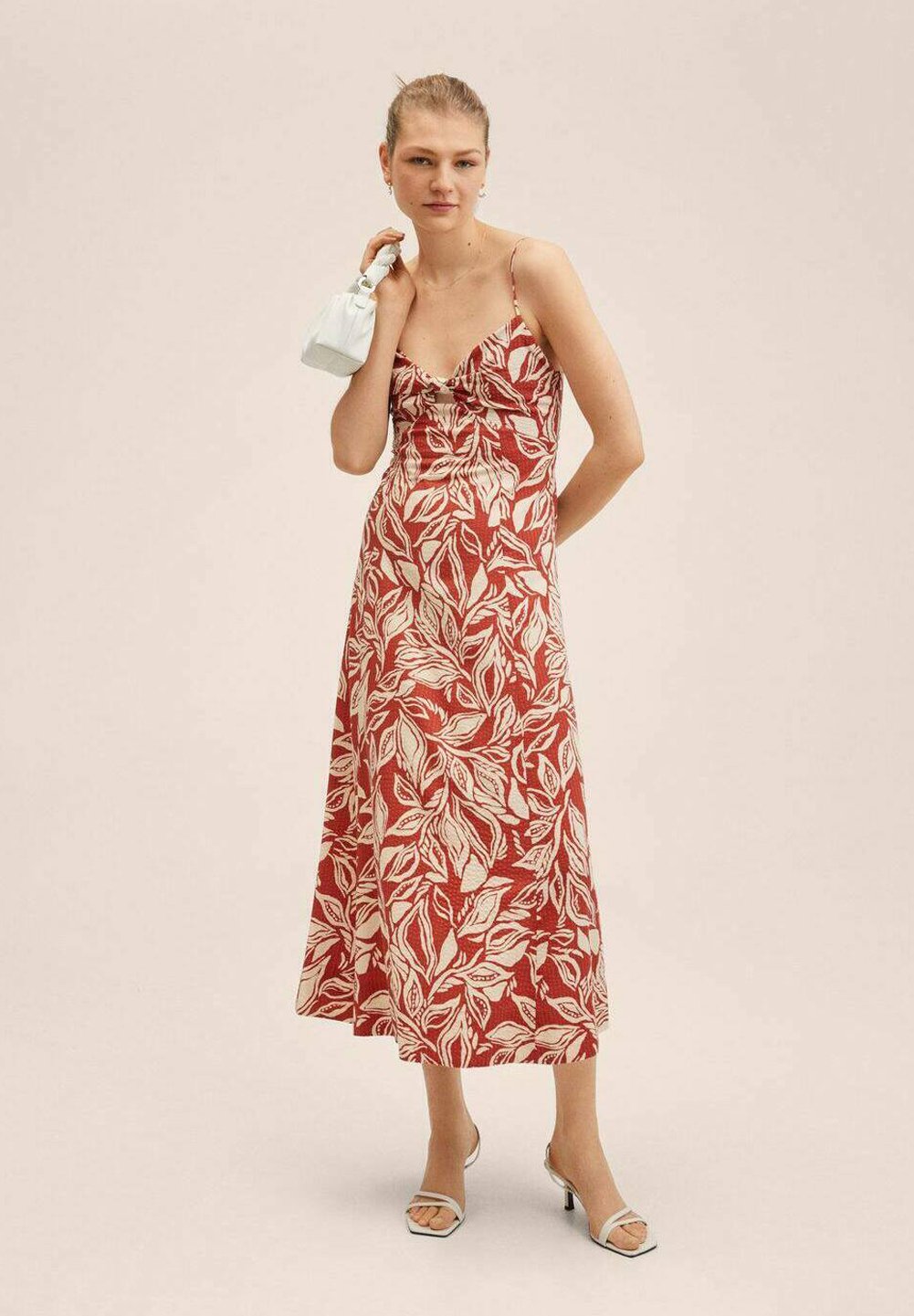 Mango ALANA - Vestido informal - naranja tostado/naranja - Zalando.es